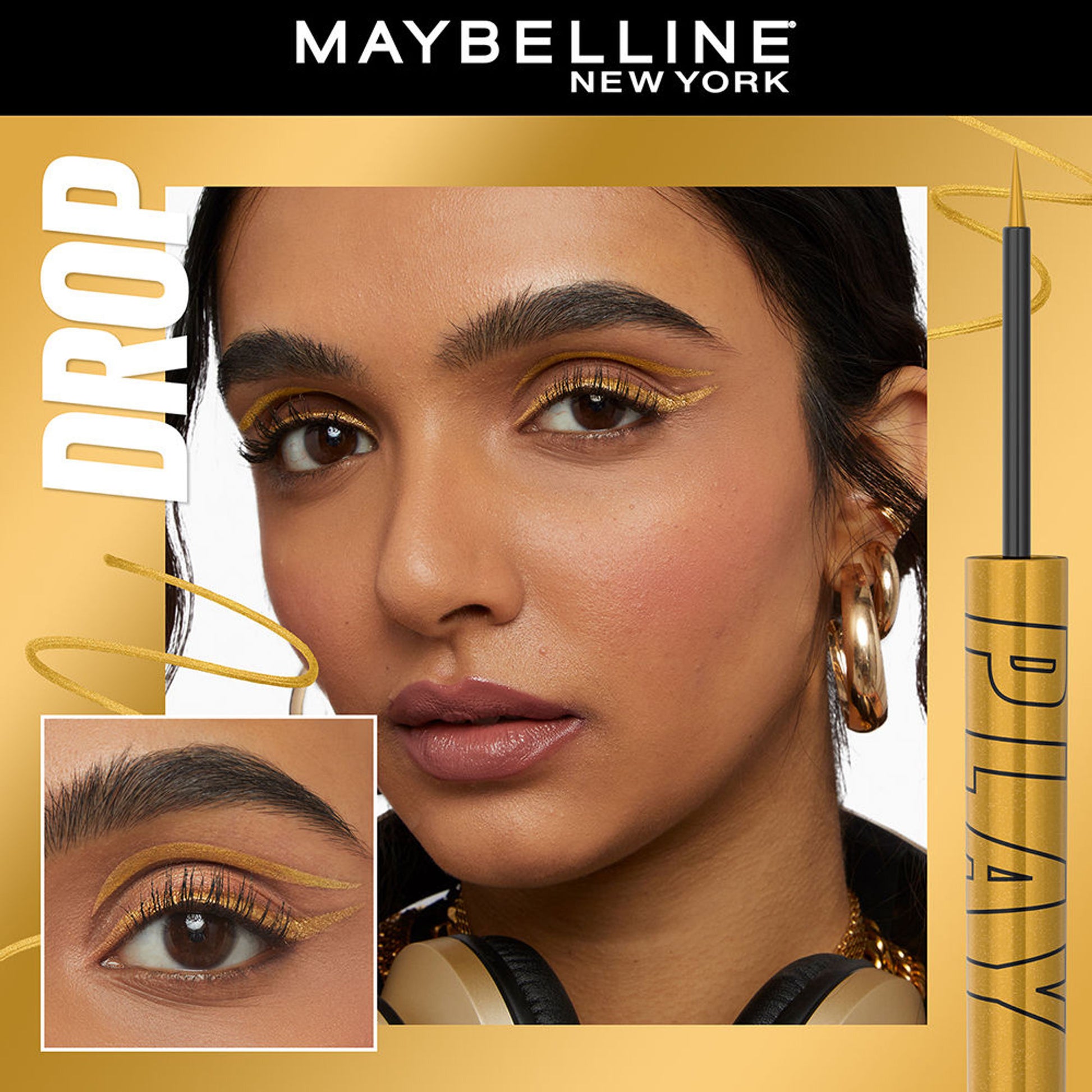 Maybelline New York Tattoo Play Liquid Eyeliner - Drop
