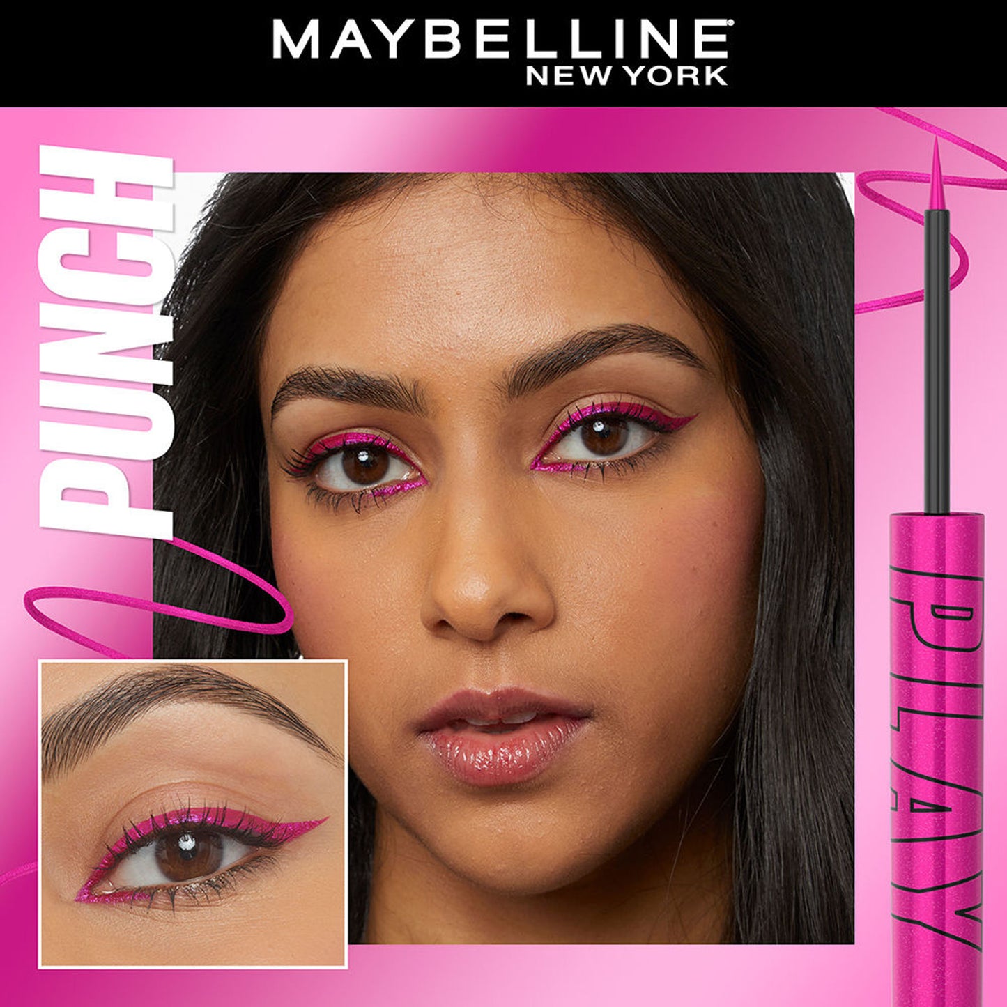 Maybelline New York Tattoo Play Liquid Eyeliner - Punch