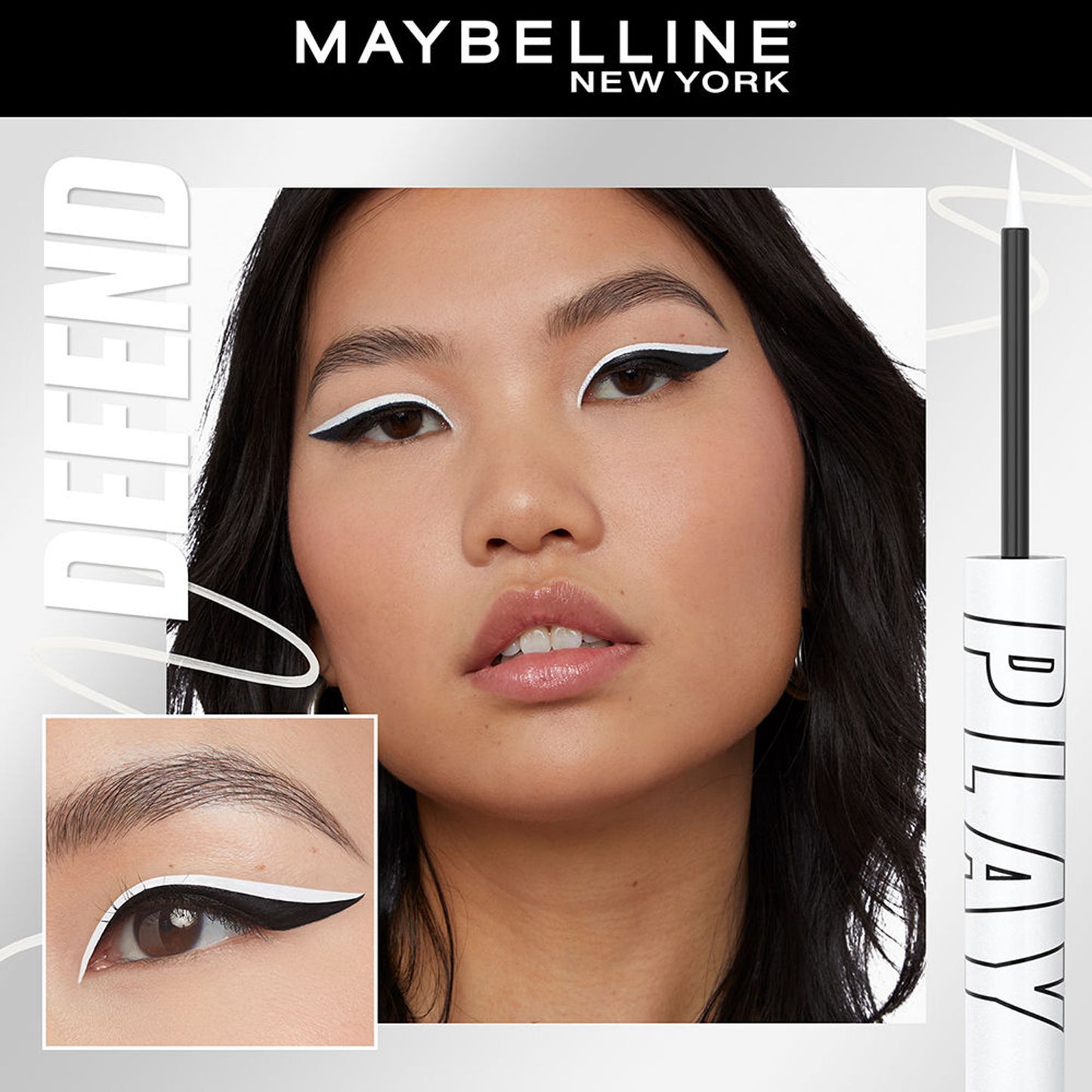 Maybelline New York Tattoo Play Liquid Eyeliner - Defend