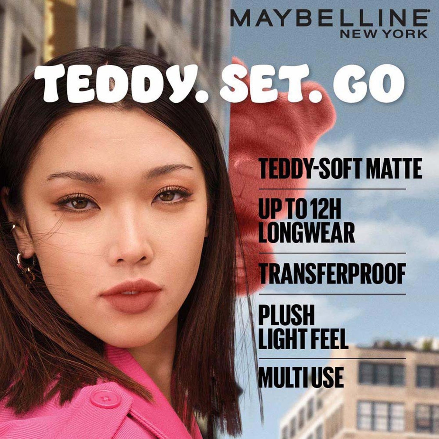 Maybelline New York Superstay Teddy Tint - Lip And Cheek Color - July Forever