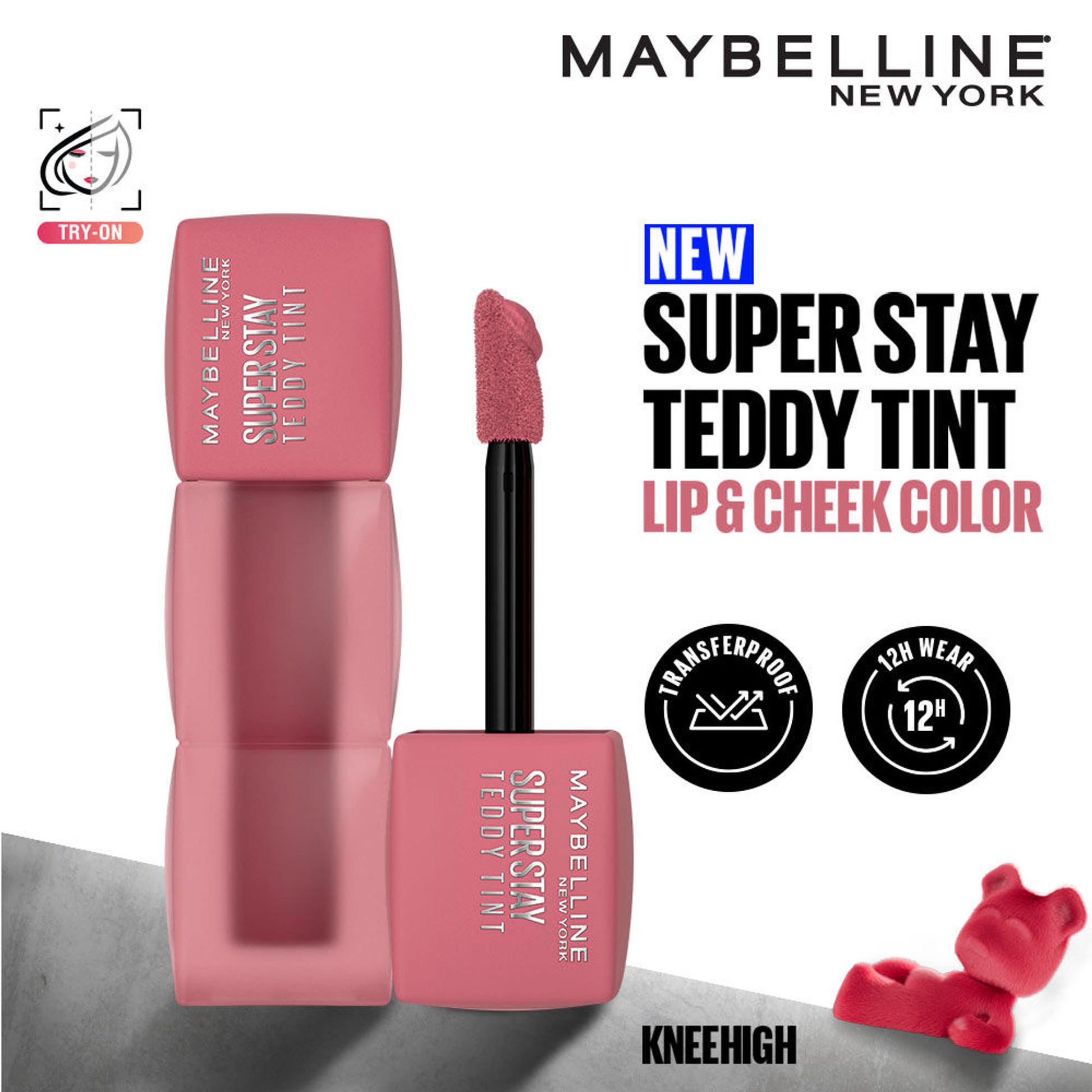 Maybelline New York Superstay Teddy Tint - Lip And Cheek Color - Knee High
