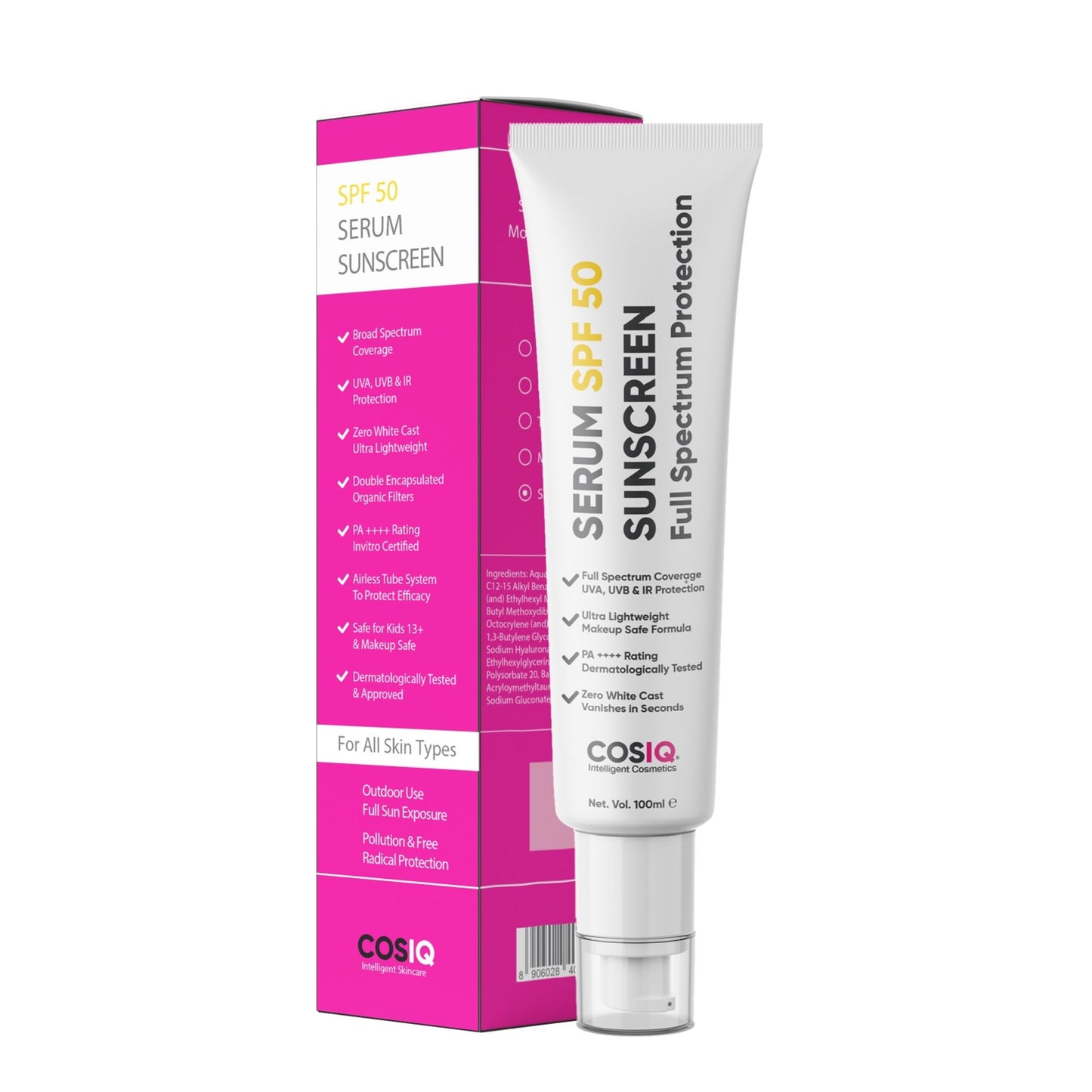 Cos-IQ Outdoor Sunscreen Serum SPF 50 Pa++++