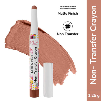 Mila Beauté Lock & Pout Transfer - Proof Matte Crayon With Ceramides & Shea Butter - 2 Not Today