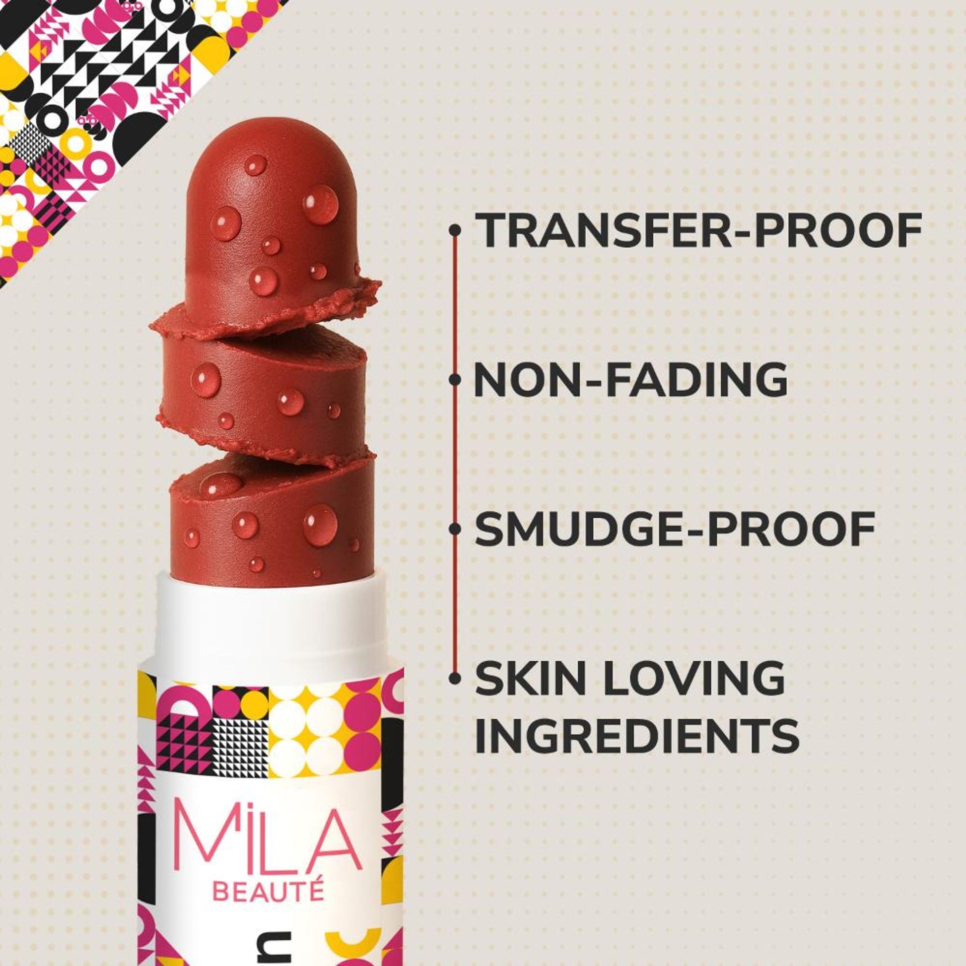 Mila Beauté Lock & Pout Transfer - Proof Matte Crayon With Ceramides & Shea Butter - 2 Not Today