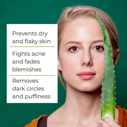Ayusoul Ayurveda Cucumber Aloe Vera Gel for Face & Body Skin Treatment