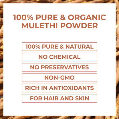 Ayusoul Ayurveda 100% Natural Organic Mulethi Powder