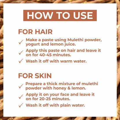 Ayusoul Ayurveda 100% Natural Organic Mulethi Powder