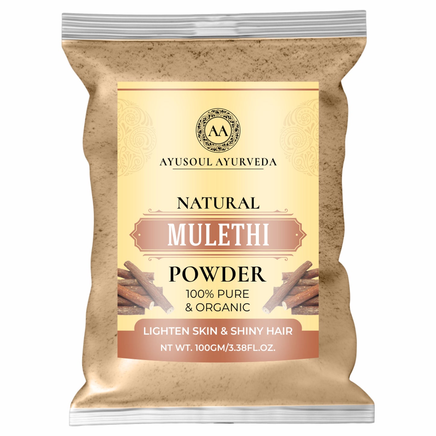 Ayusoul Ayurveda 100% Natural Organic Mulethi Powder