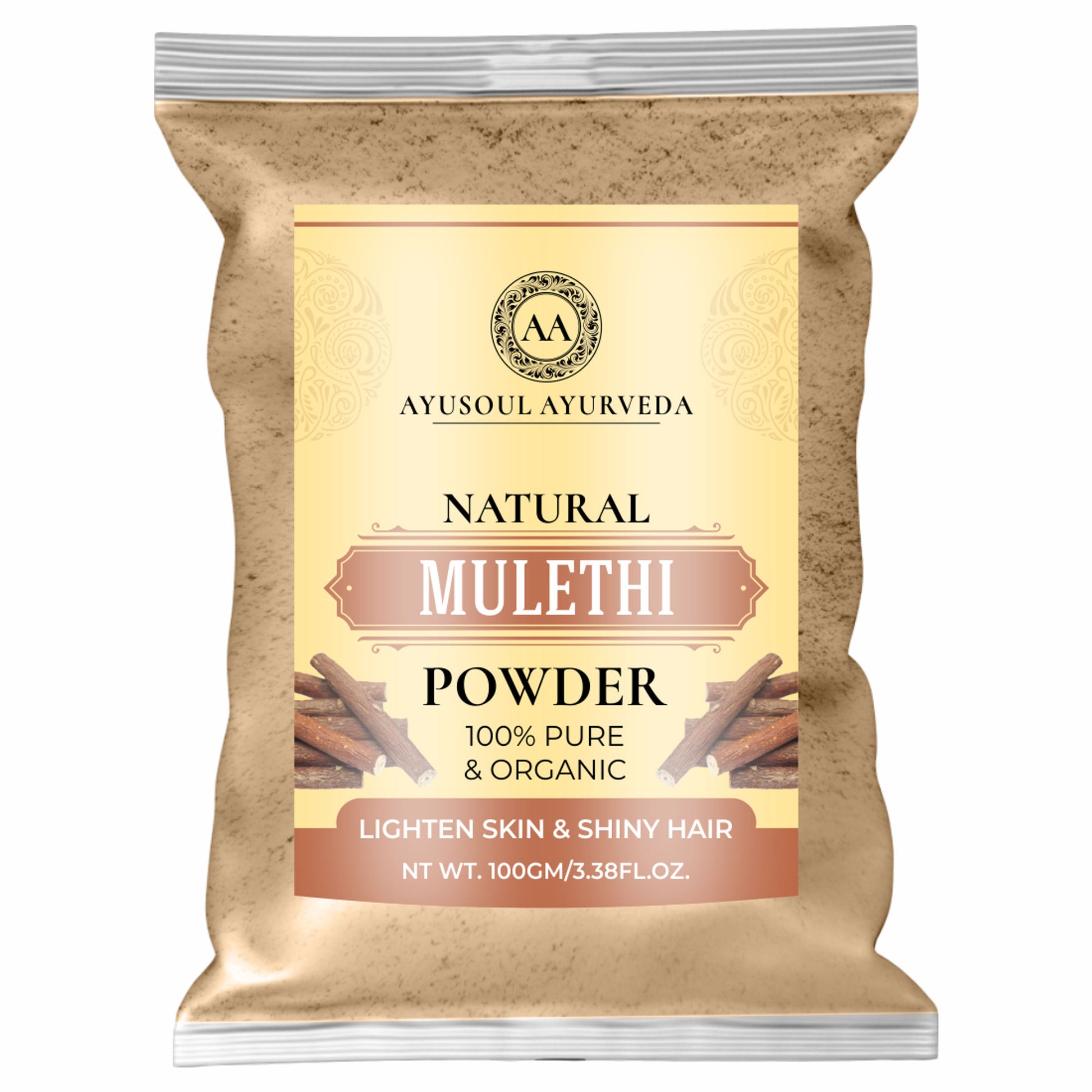 Ayusoul Ayurveda 100% Natural Organic Mulethi Powder