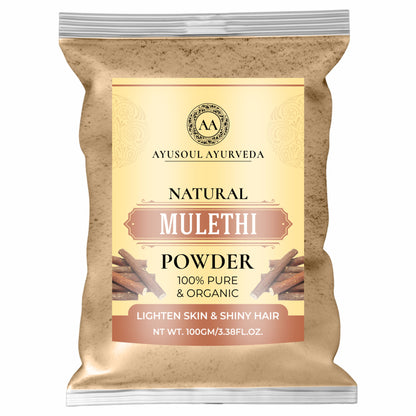 Ayusoul Ayurveda 100% Natural Organic Mulethi Powder