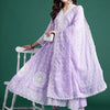 Dhiyona IE Ethnic Motifs Embroidered Thread Work Pure Cotton Kurta With Trousers & Dupatta