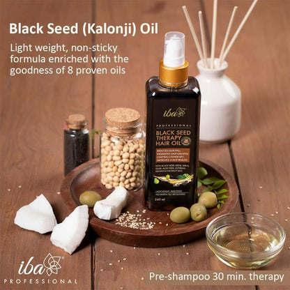 Iba Professional Black Seed Therapy Hair Oil Lightweight Non-Sticky Mineral Oil Free