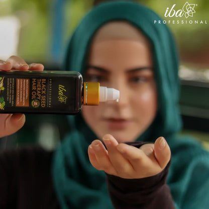 Iba Professional Black Seed Therapy Hair Oil Lightweight Non-Sticky Mineral Oil Free
