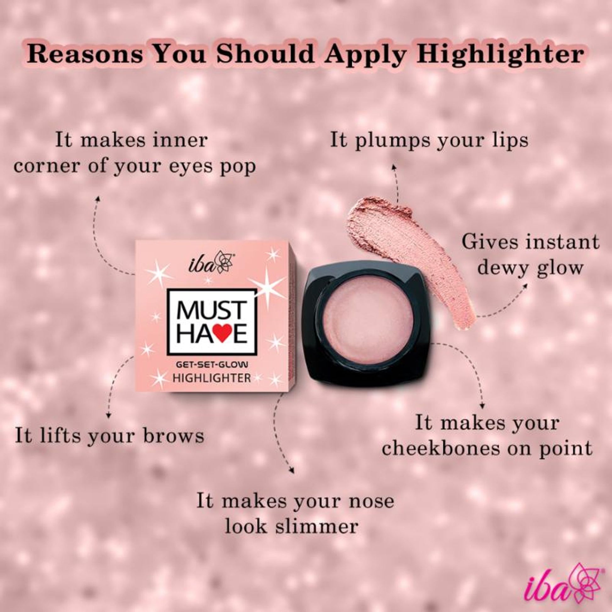 IBA Must Have Get- Set- Glow Highlighter