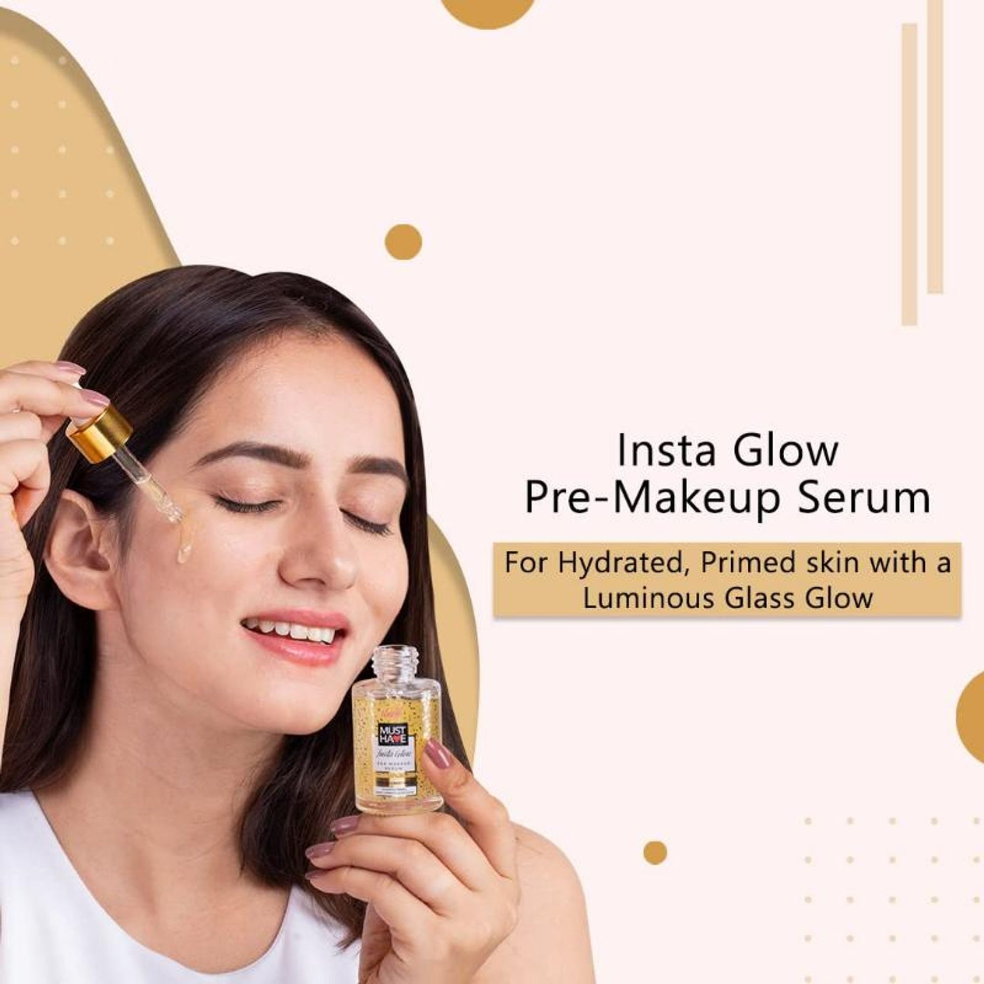 IBA Must Have Insta Glow Pre-Makeup Serum With 24 Karat Gold