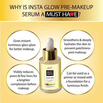 IBA Must Have Insta Glow Pre-Makeup Serum With 24 Karat Gold