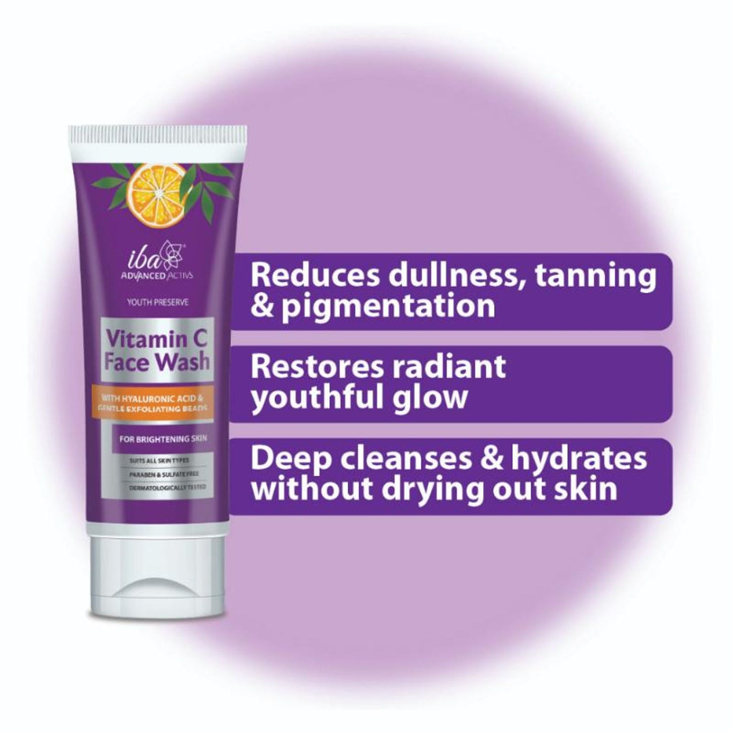 IBA Advanced Activs Youth Preserve Vitamin C Face Wash