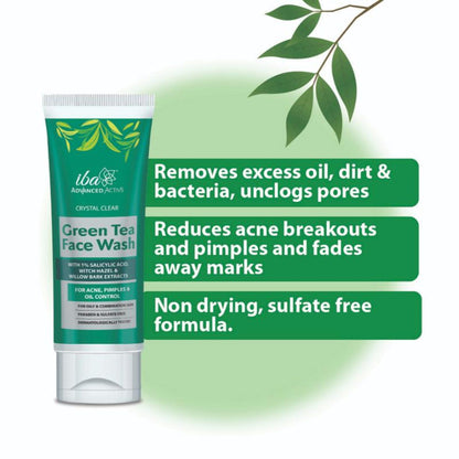 IBA Advanced Activs Crystal Clear Green Tea Face Wash