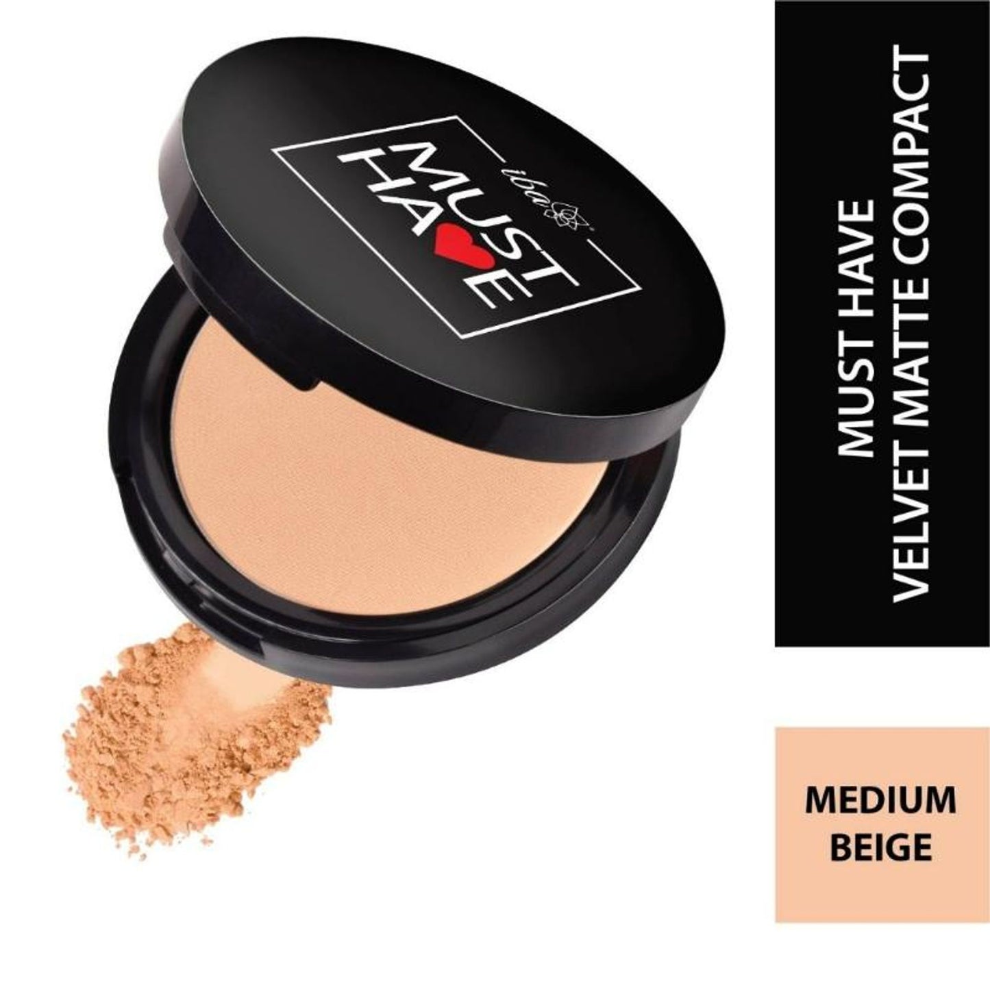 IBA Must Have Velvet Matte Compact - Medium Beige