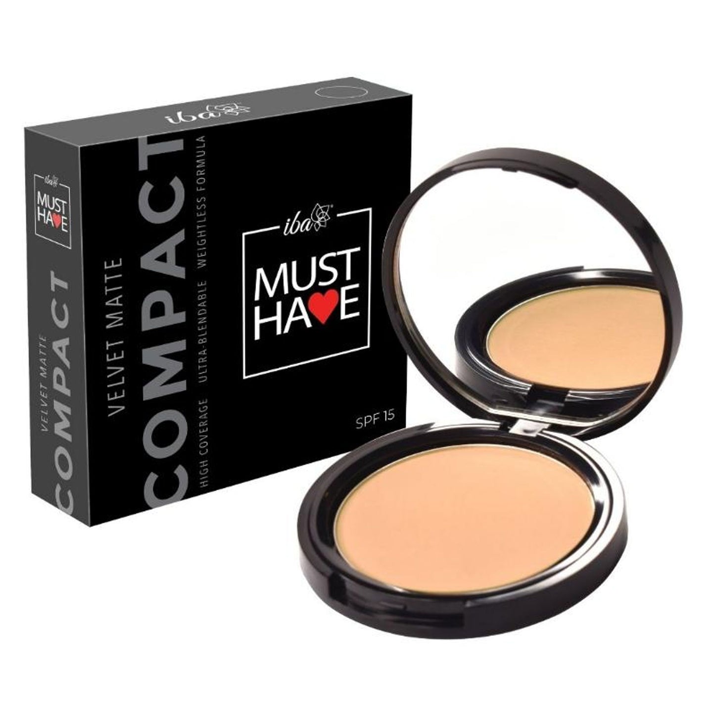 IBA Must Have Velvet Matte Compact - Medium Beige