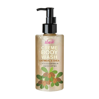 Iba Oatmeal & Shea Creme Body Wash For Softer, Smoother, Nourished Skin