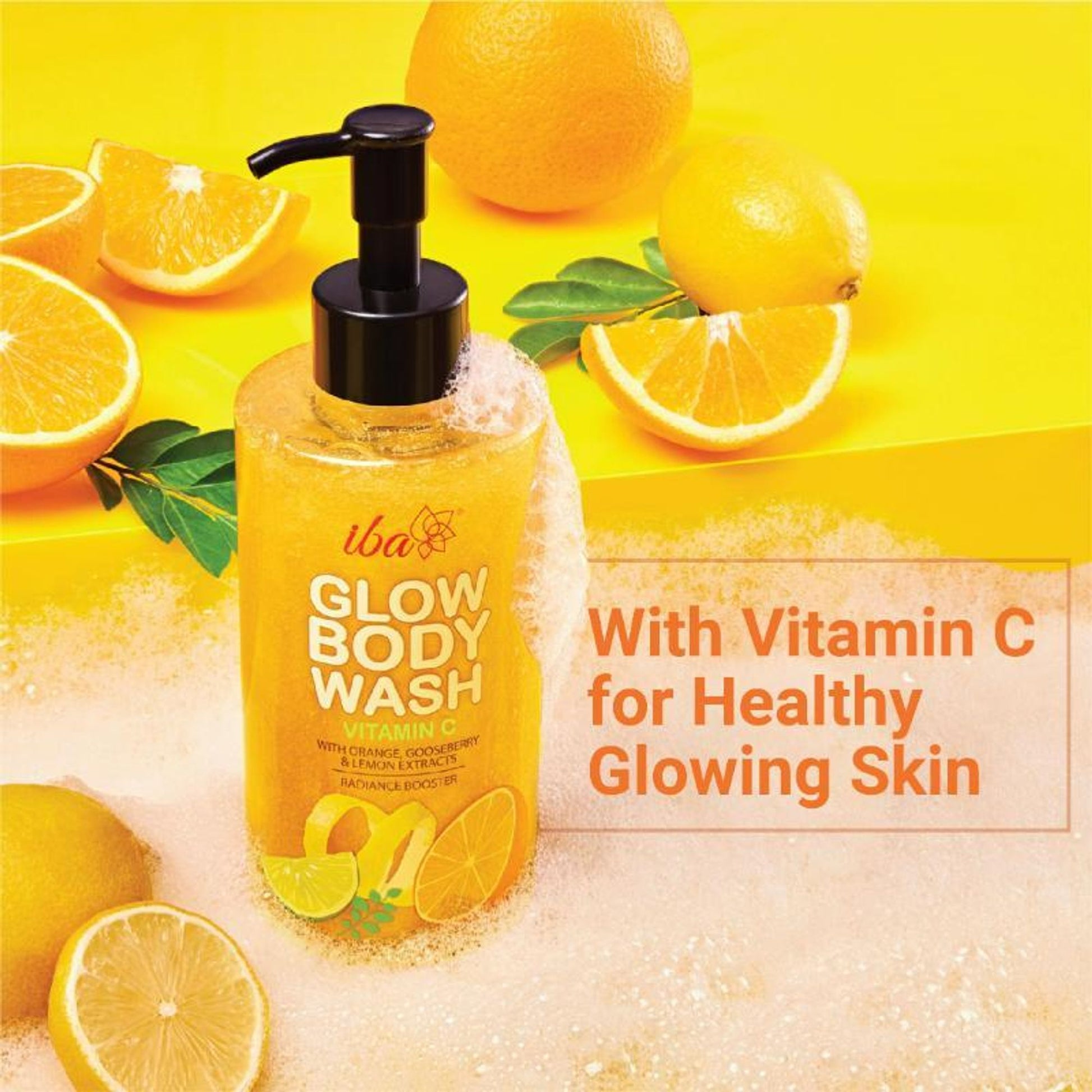 Iba Vitamin C Glow Body Wash No Sulfates For Cleansed & Glowing Skin