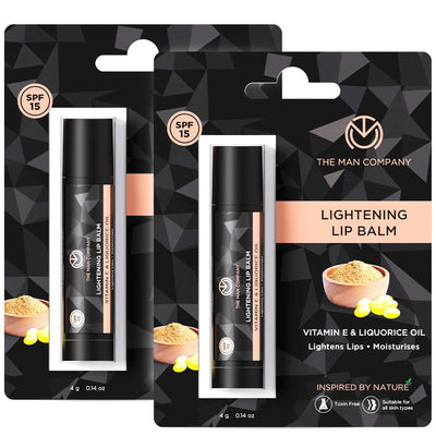 The Man Company Lightening Lip Balm - Pack Of 2