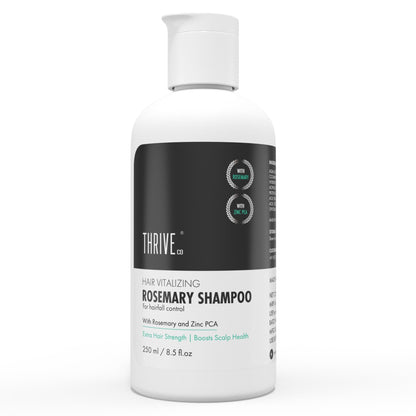 ThriveCo Hair Vitalizing Rosemary Shampoo, Sulphate Free, Hair Fall control, With Hyaplex