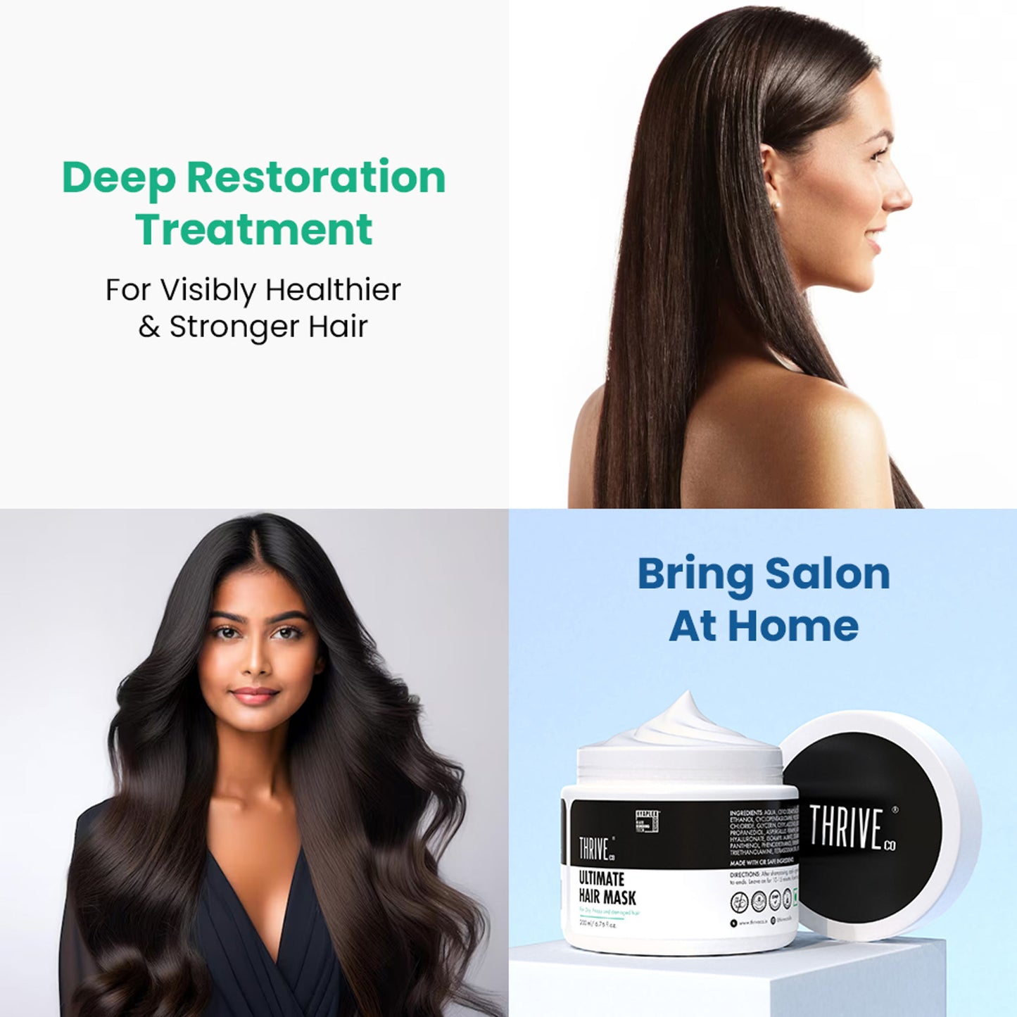 Thriveco Ultimate Hair Mask For Deep Repair & Hydration