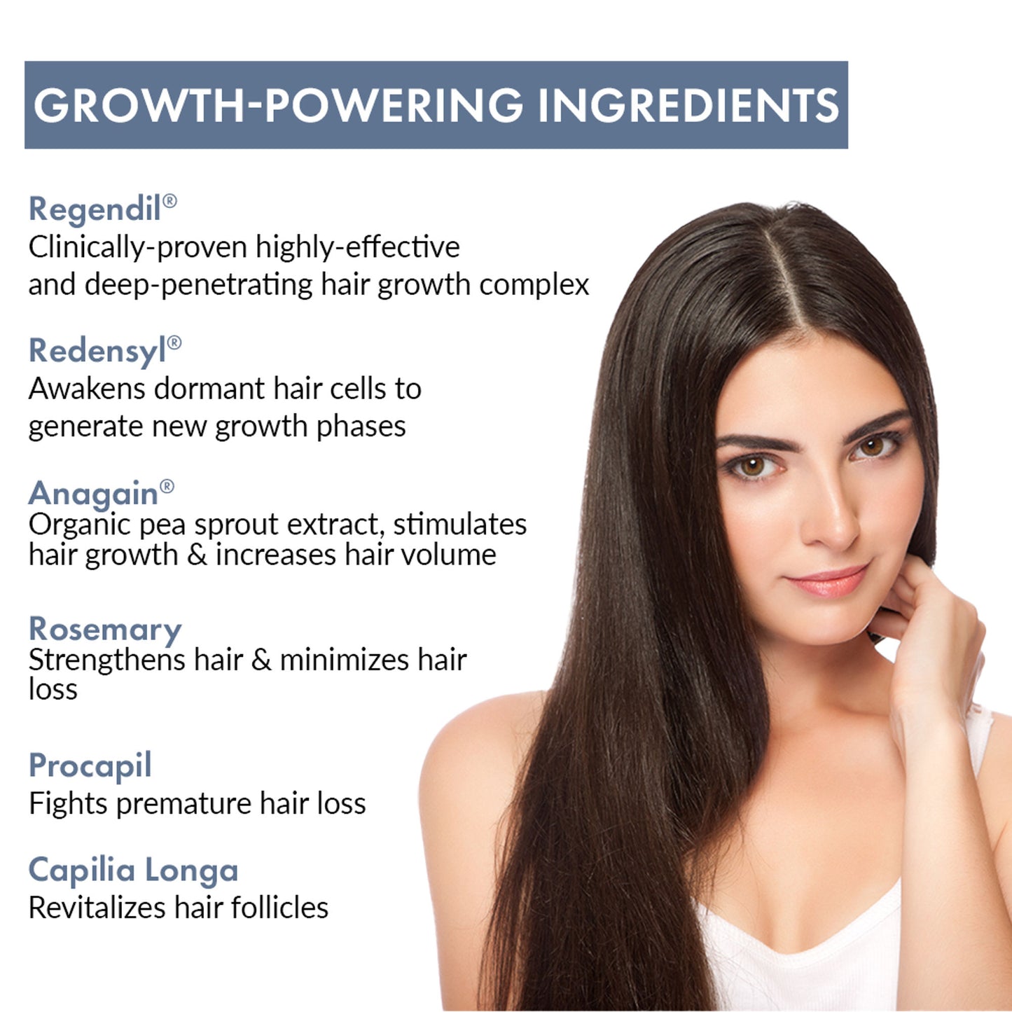 ThriveCo Hair Growth Serum Spray with Redensyl, Rosemary, Procapil, AnaGain & Hyaluronic Acid, 50ml