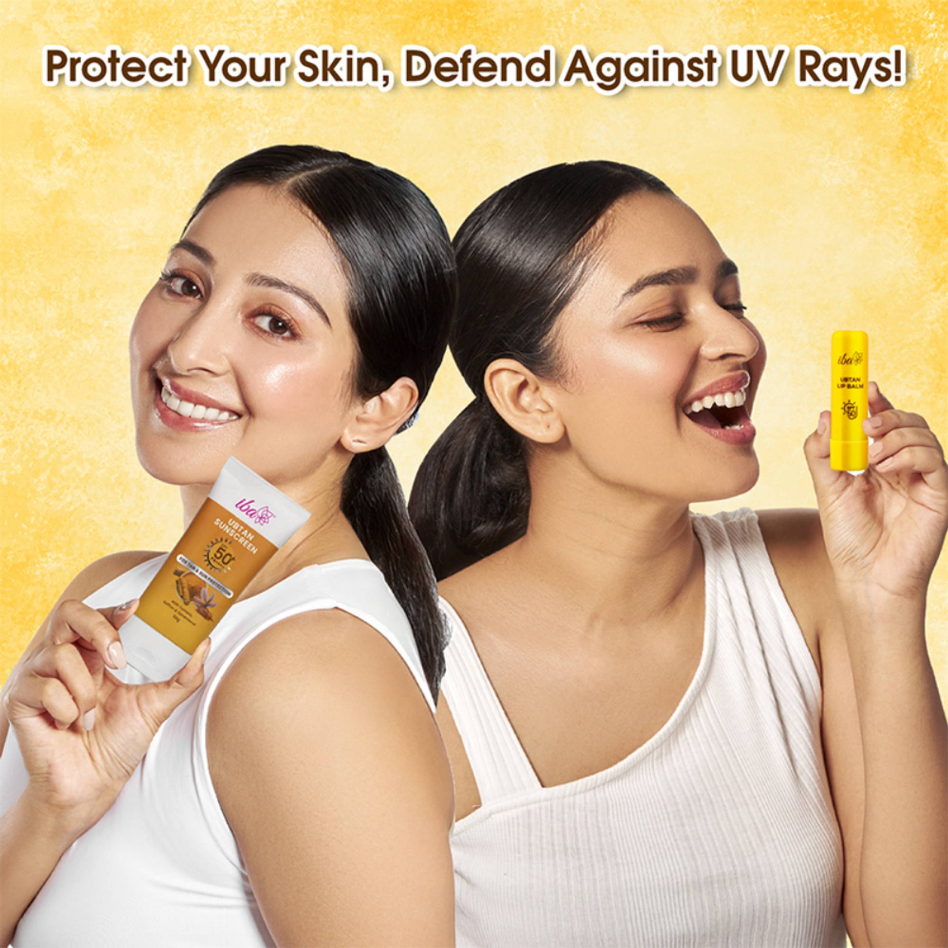 IBA Ubtan Lip Balm + Ubtan Sunscreen Combo