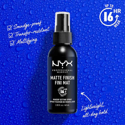 NYX Professional Makeup Up To 16HR Makeup Setting Spray Matte Finish