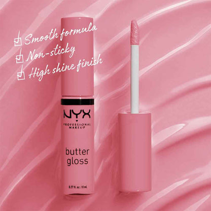 NYX Professional Makeup Butter Gloss - Tiramisu - Angel Food Cake