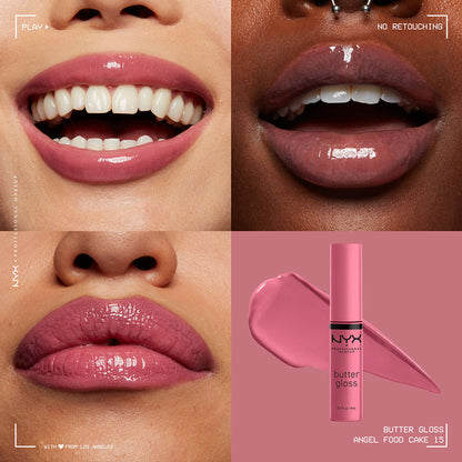 NYX Professional Makeup Butter Gloss - Tiramisu - Angel Food Cake