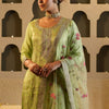 Dhiyona IE Women Ethnic Motifs Kurta with Trousers & Dupatta