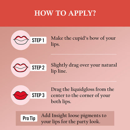 Insight Cosmetics Long Wear Color Rich Lip Gloss, Moisturising Long Wear Formula, Ultra Glossy Finish - Frost