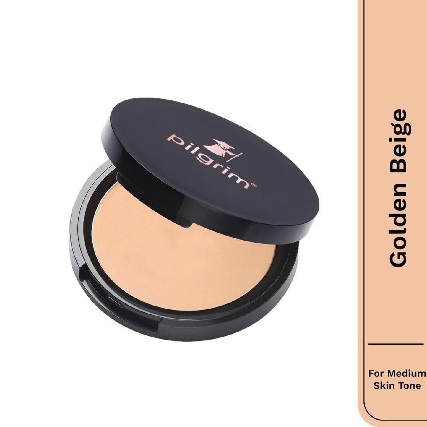 Pilgrim Dream Matte Oil Control and Pore Blurring Compact with Vitamin E - Golden Beige 215