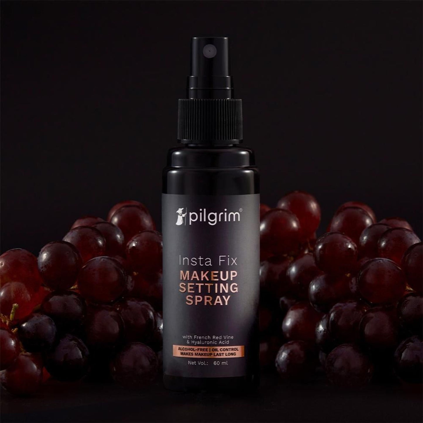 Pilgrim Insta Fix Makeup Setting Spray With Hyaluronic Acid & French Red Vine