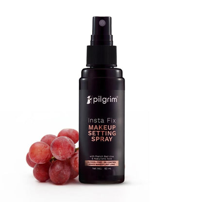 Pilgrim Insta Fix Makeup Setting Spray With Hyaluronic Acid & French Red Vine