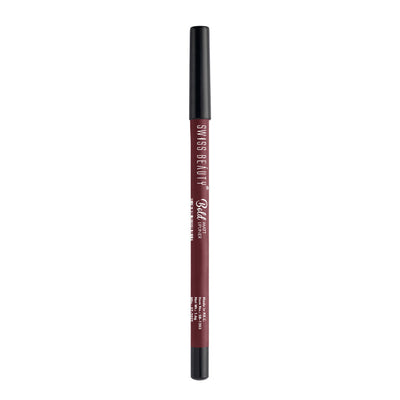 Swiss Beauty Bold Matt Lip Liner Pencil, Long-lasting , Matte Finish , Non-Drying - 2 Maroon