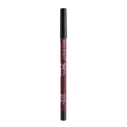 Swiss Beauty Bold Matt Lip Liner Pencil, Long-lasting , Matte Finish , Non-Drying - 2 Maroon