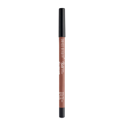 Swiss Beauty Bold Matt Lip Liner Pencil, Long-lasting , Matte Finish , Non-Drying - 3 Choco Nude