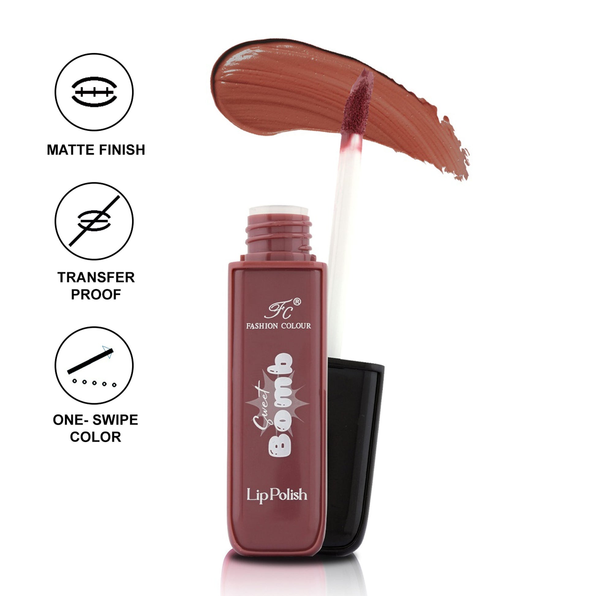 FASHION COLOUR Sweet Bomb Lip Gloss - Caramel