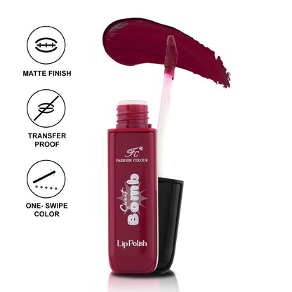 FASHION COLOUR Sweet Bomb Lip Gloss - Deep Plum