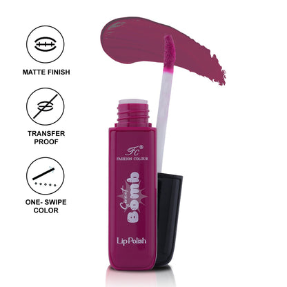 FASHION COLOUR Sweet Bomb Lip Gloss - Vivid Red