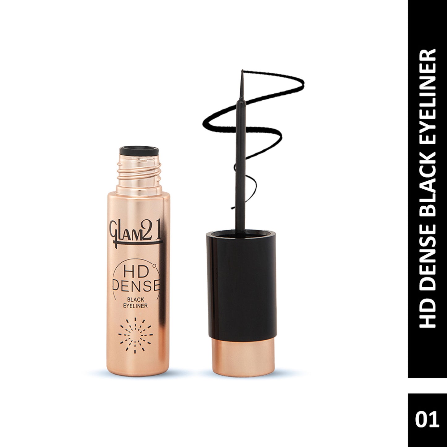 GLAM21 HD Dense Eyeliner - Black