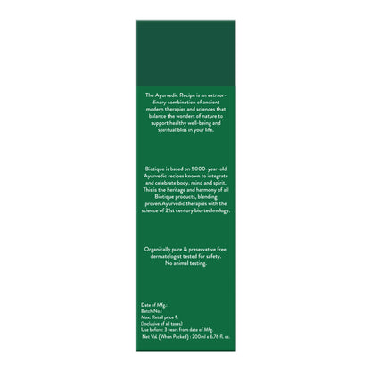 Biotique Bio Cucumber Pore Tightening Toner With Himalayan Waters
