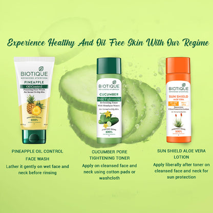 Biotique Bio Cucumber Pore Tightening Toner With Himalayan Waters