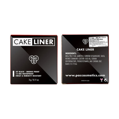 PAC Cake Eyeliner - Aqua Black
