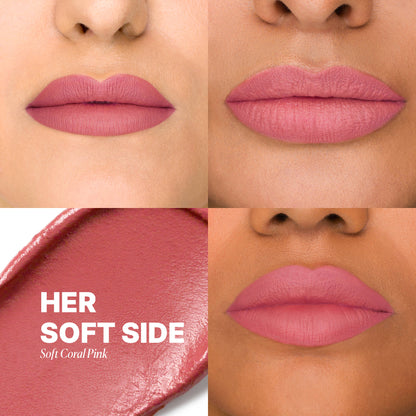 IRIS COSMETICS Matte Made Her Do It Liquid Lipstick - Soft Coral Pink